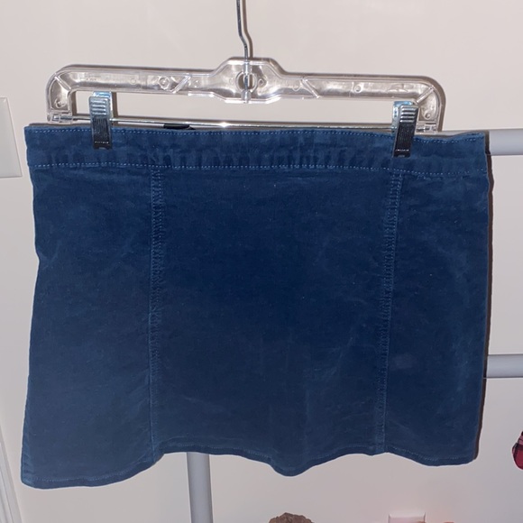 Altered State Blue Corduroy Skirt - Picture 2 of 2